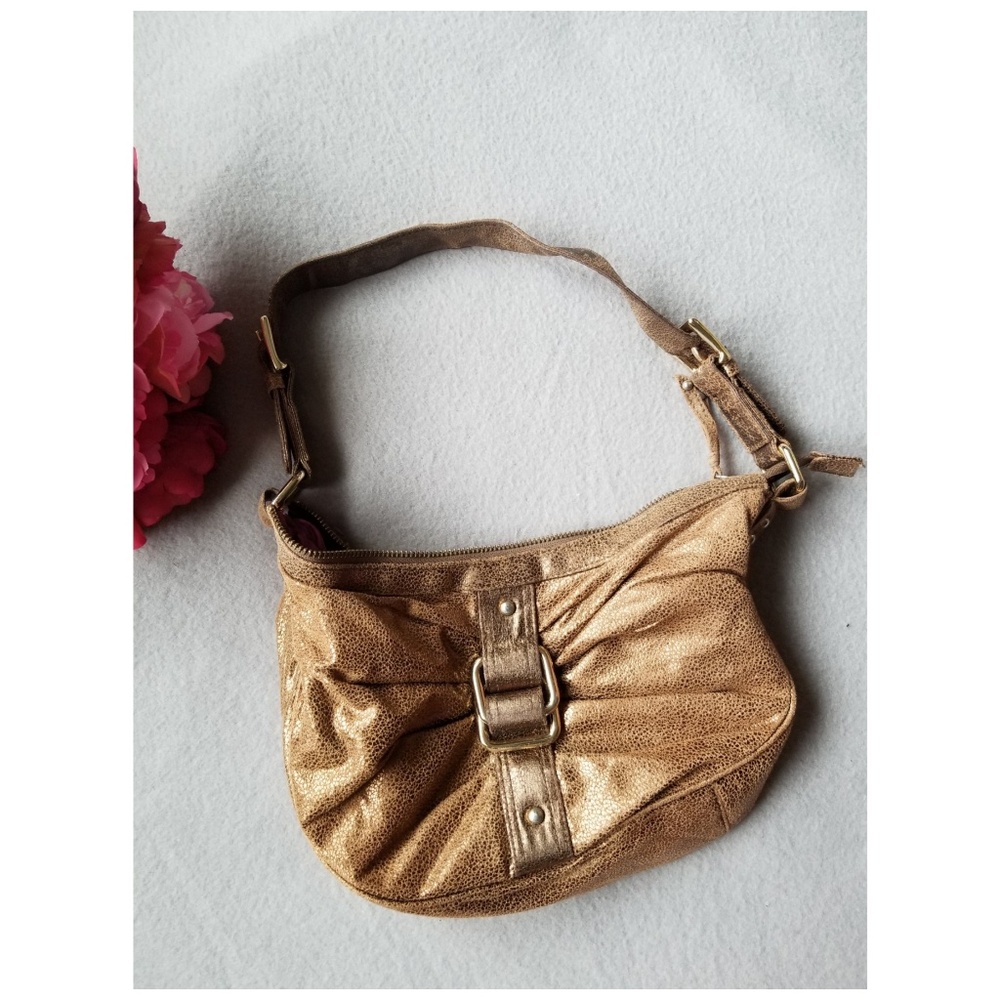 EXPRESS metallic purse - well loved